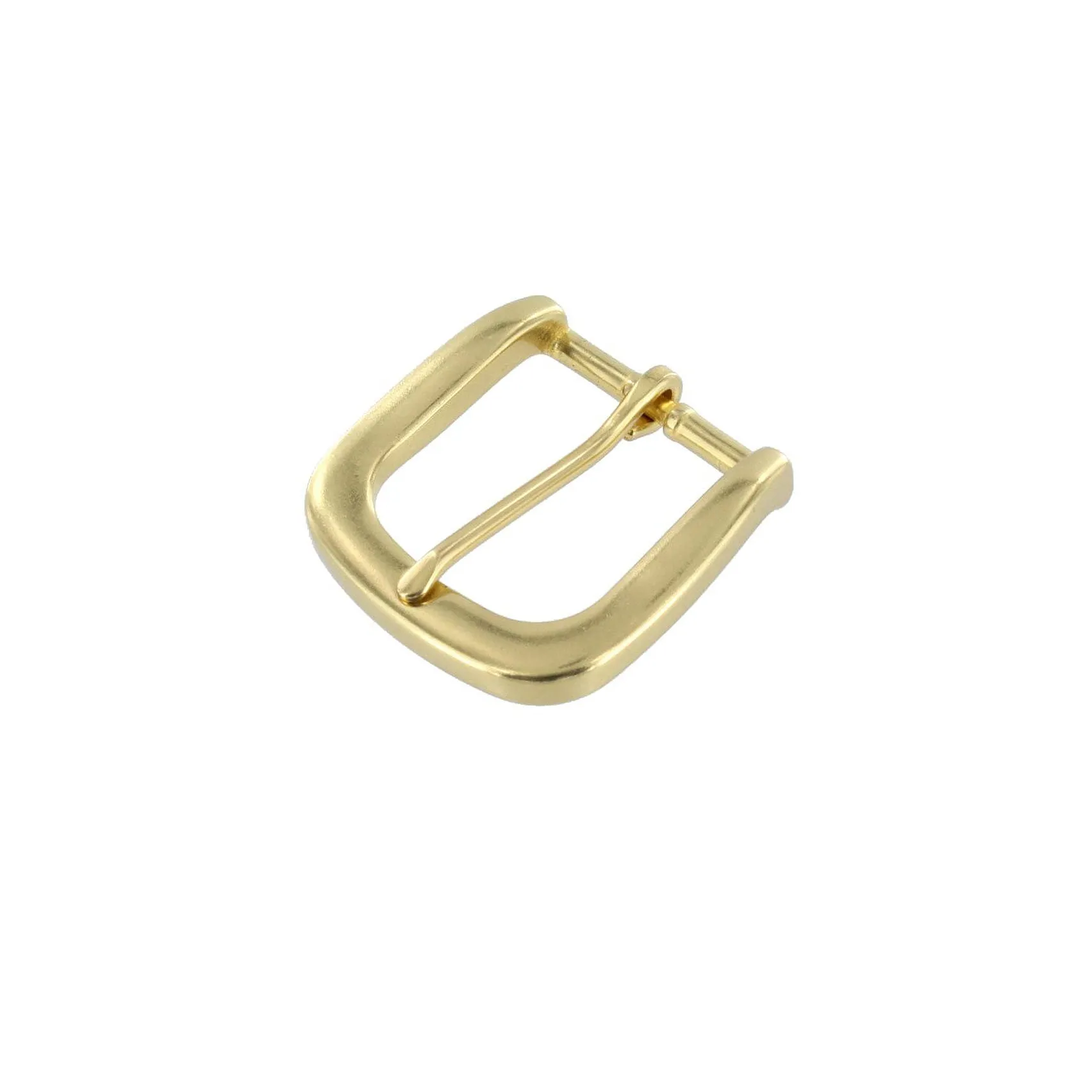 1 1/2" Garnet Seasonal Belt with Oxford Cocktail Buckle in Brass
