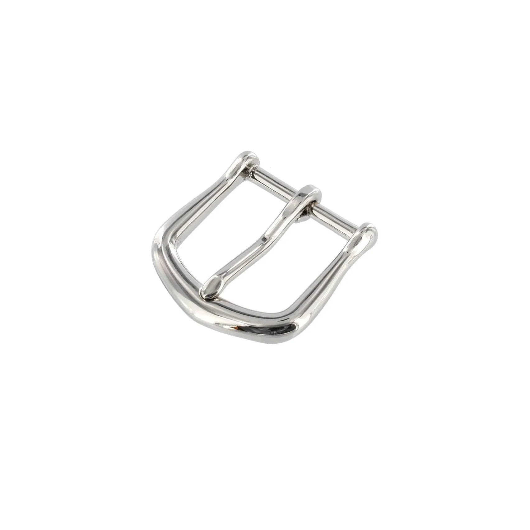 1 1/4" Magenta Seasonal Belt with Derby Cocktail Buckle in Polished Nickel