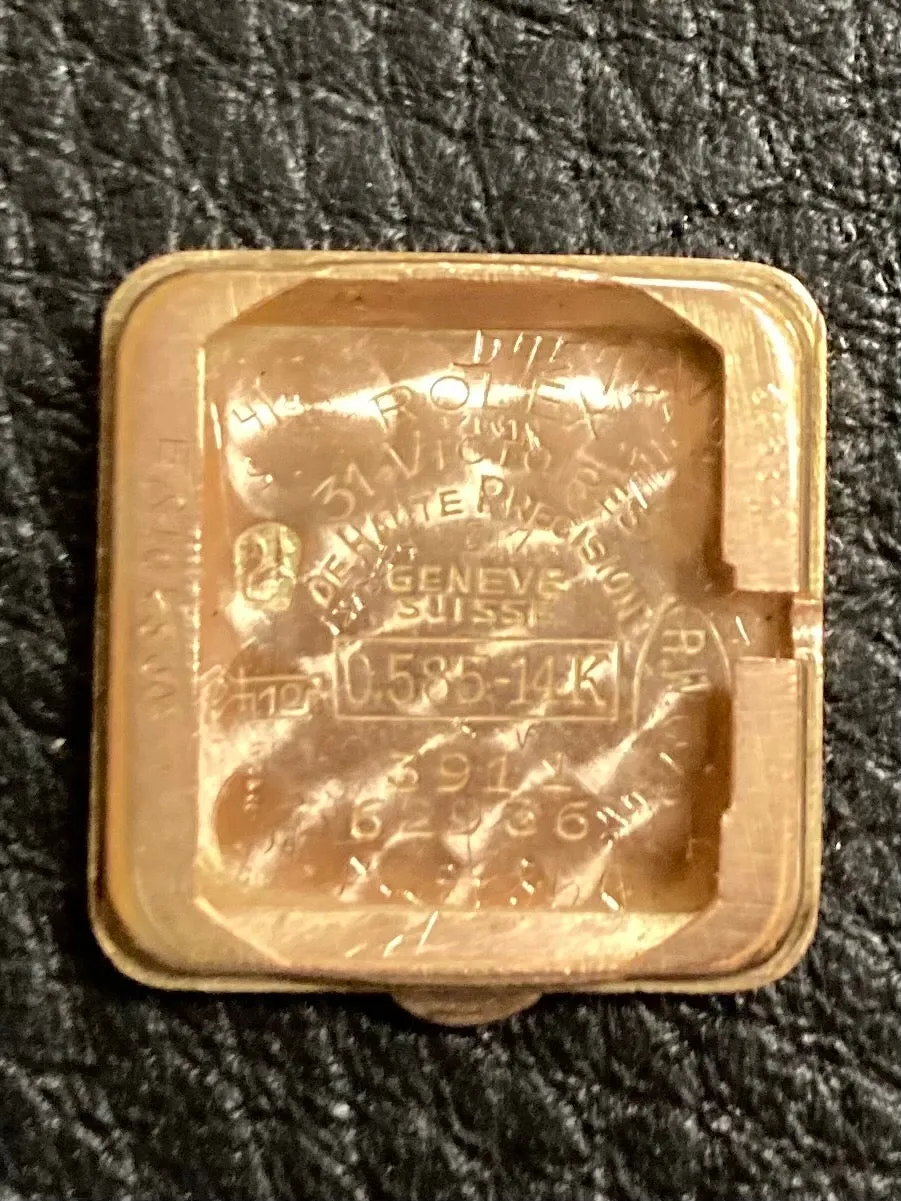 1938 Rolex Vintage Art Deco Ladies Dress Watch with Bracelet - 14K Rose Gold