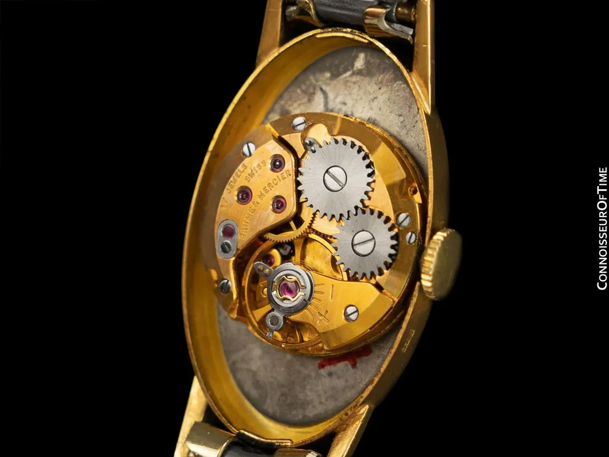 1960's Asprey Baume & Mercier Vintage 18K Gold Watch - OWNED & WORN BY JERRY LEWIS