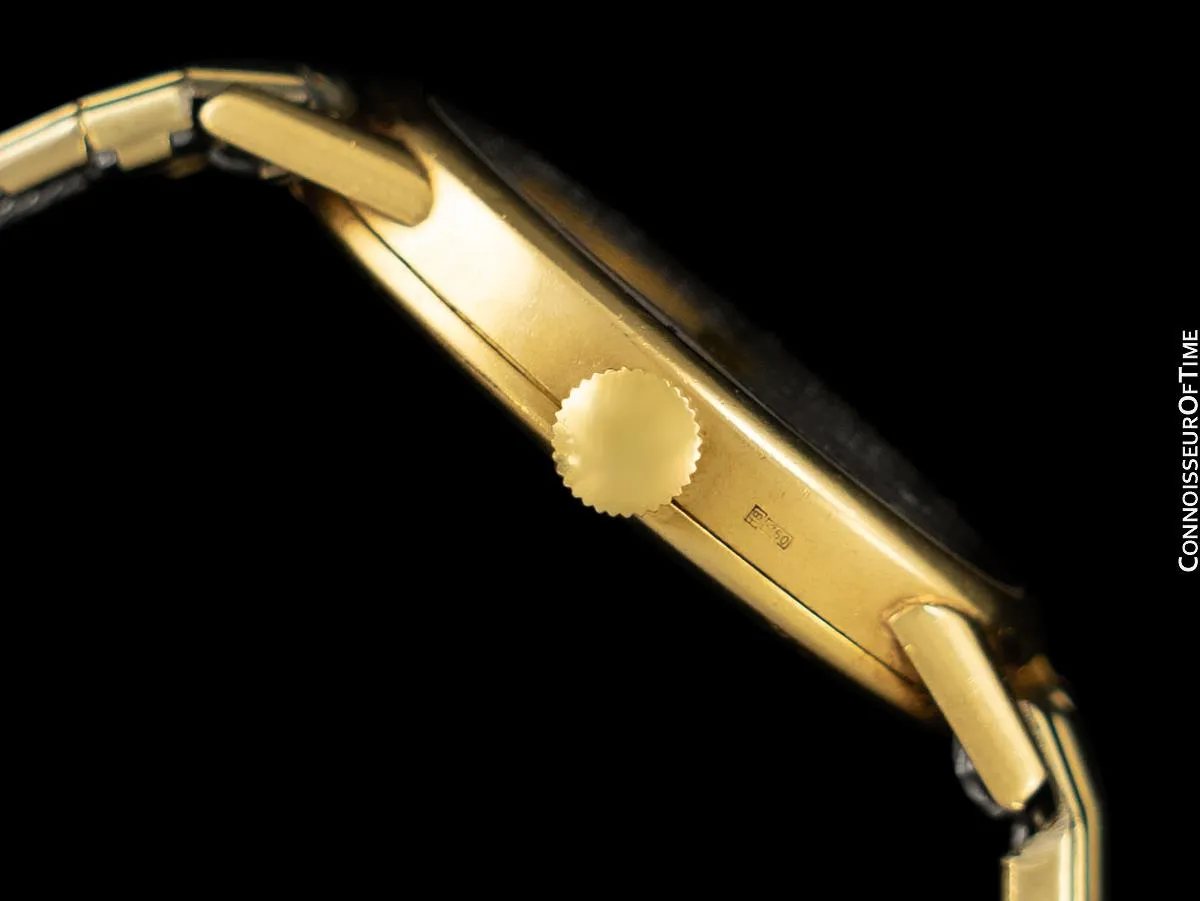 1960's Asprey Baume & Mercier Vintage 18K Gold Watch - OWNED & WORN BY JERRY LEWIS