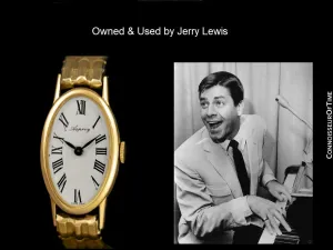 1960's Asprey Baume & Mercier Vintage 18K Gold Watch - OWNED & WORN BY JERRY LEWIS