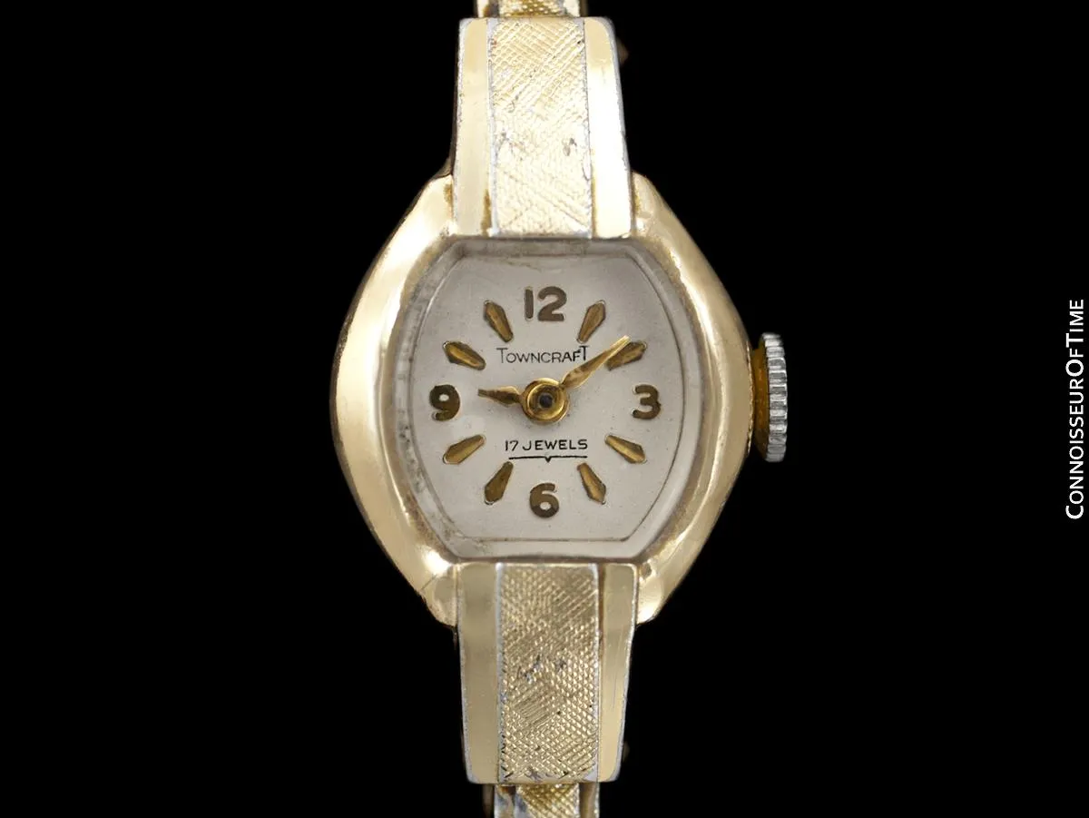 1960's Swiss Vintage Ladies Gold Plated Watch - Owned & Worn by Actress Loretta Young