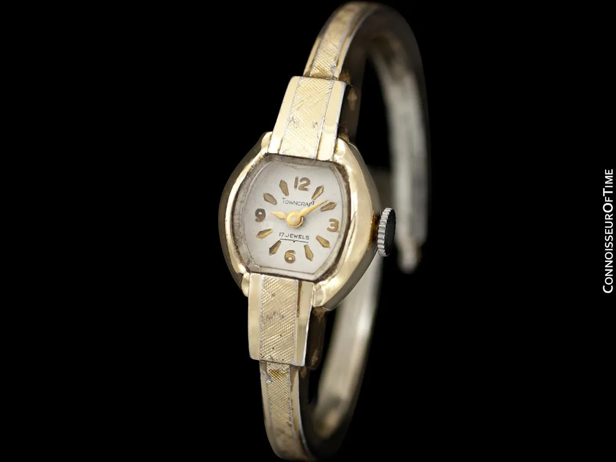 1960's Swiss Vintage Ladies Gold Plated Watch - Owned & Worn by Actress Loretta Young
