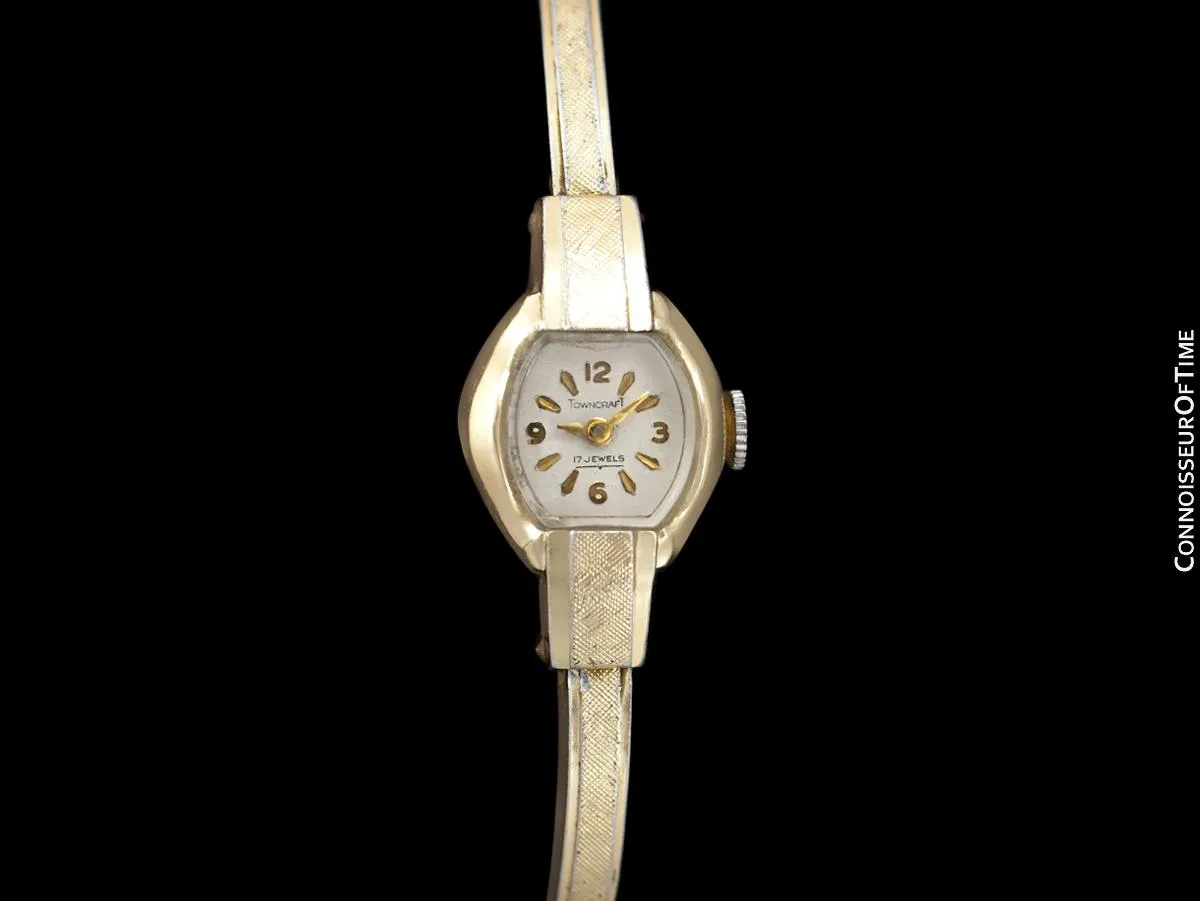 1960's Swiss Vintage Ladies Gold Plated Watch - Owned & Worn by Actress Loretta Young