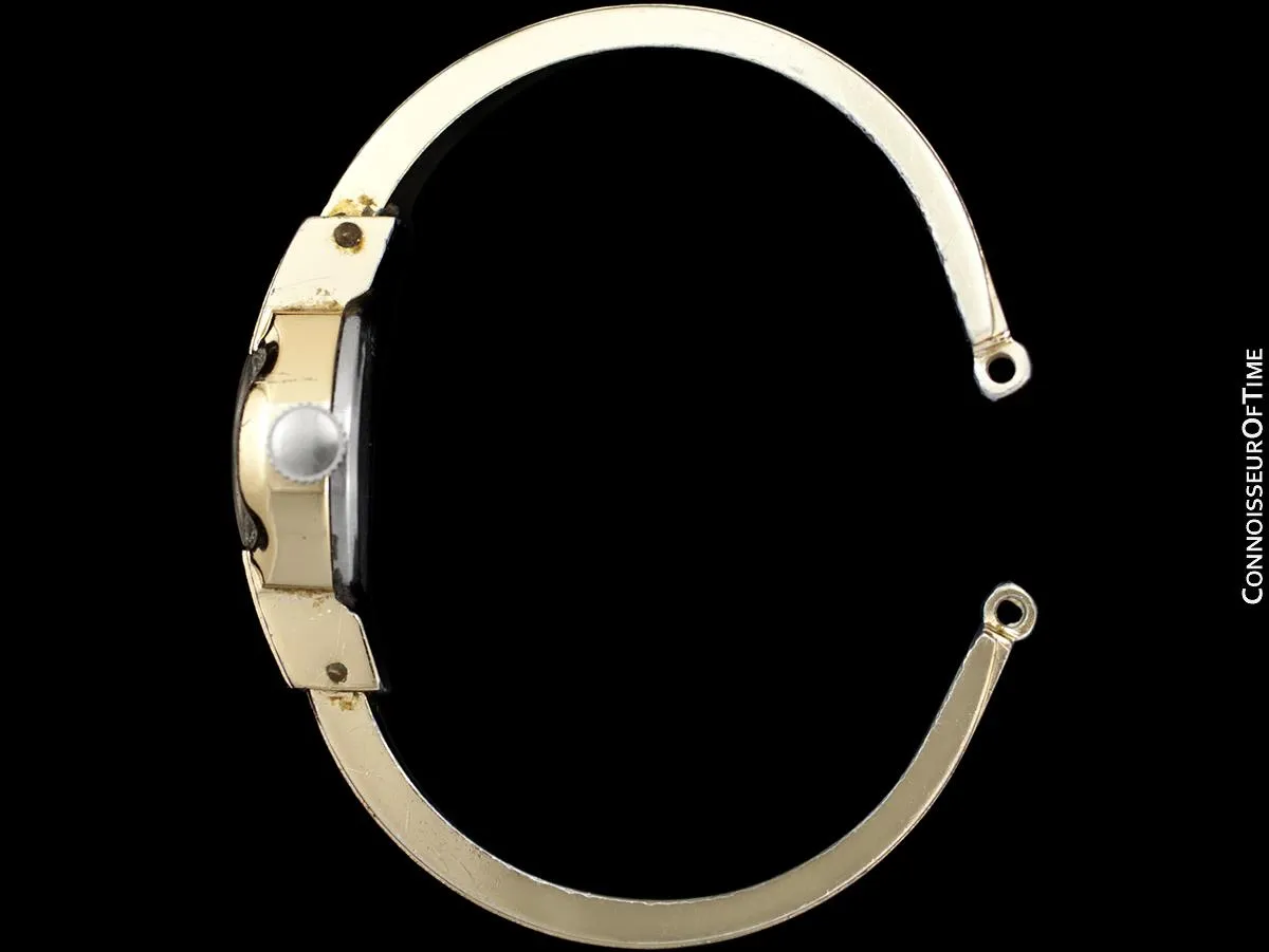 1960's Swiss Vintage Ladies Gold Plated Watch - Owned & Worn by Actress Loretta Young