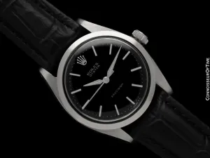 1961 Rolex Oyster Precision Classic Vintage Mens Handwound Watch - Stainless Steel