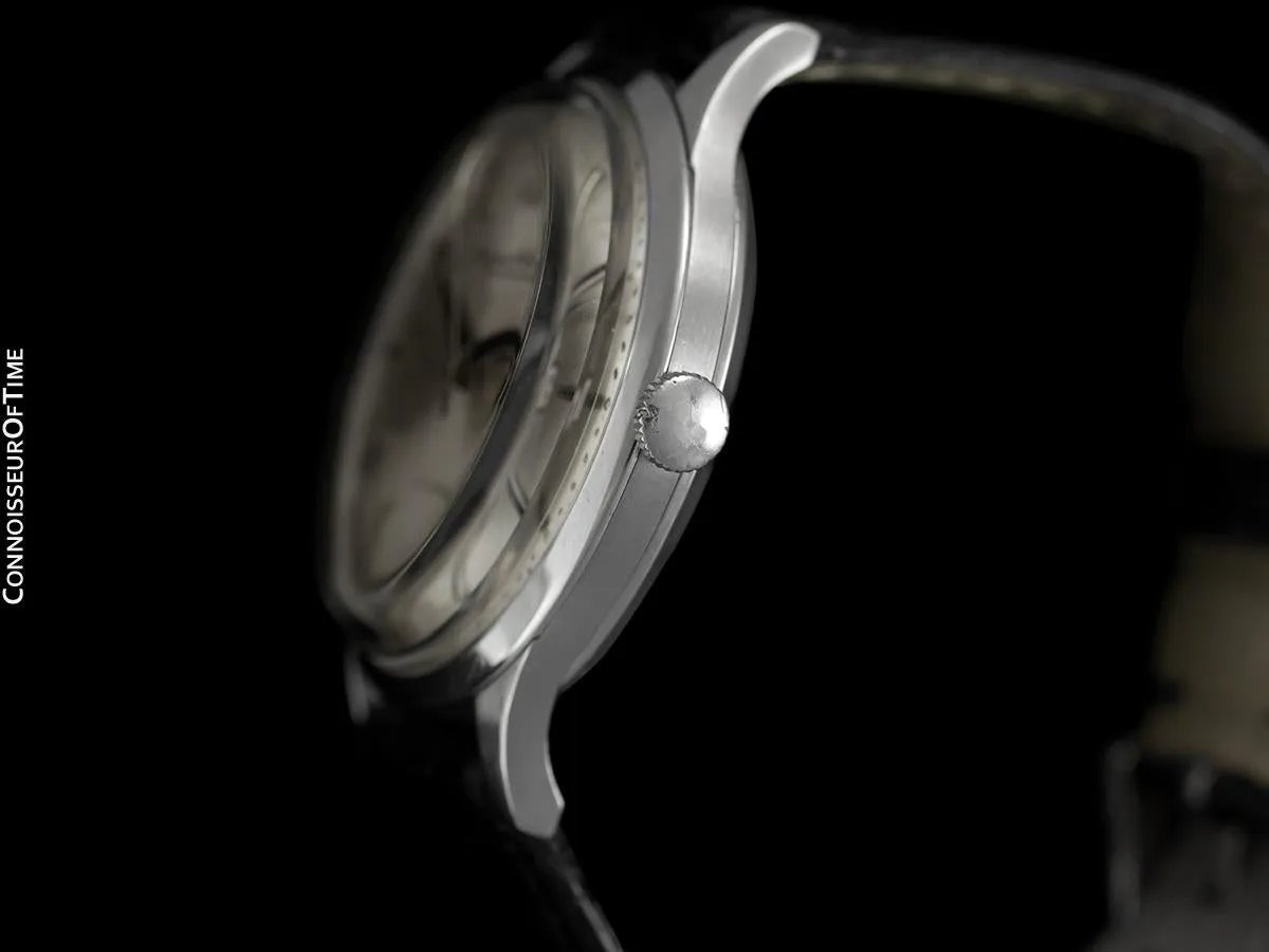 1963 IWC Vintage Mens Watch, Cal. 8531 Automatic with Date, Stainless Steel - Rare Oversized Example