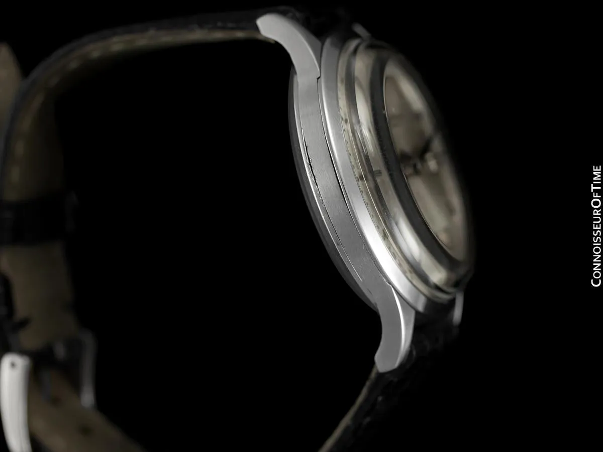 1963 IWC Vintage Mens Watch, Cal. 8531 Automatic with Date, Stainless Steel - Rare Oversized Example