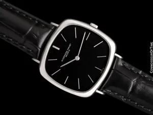 1972 Audemars Piguet Vintage Mens Full Size TV Shaped Dress Watch - 18K White Gold