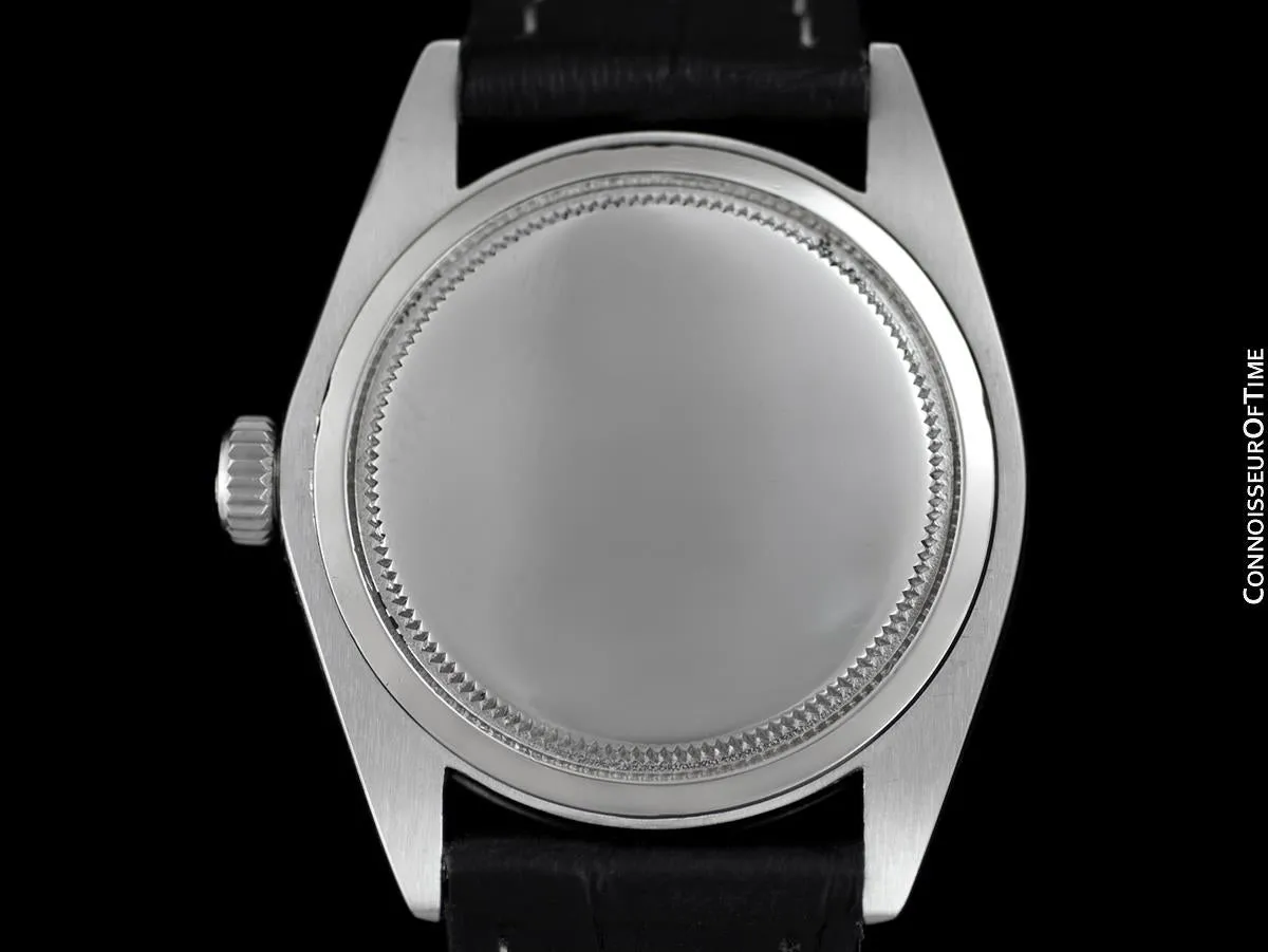1974 Rolex Oyster Precision Classic Vintage Mens Handwound Watch with Tiffany Blue Dial - Stainless Steel