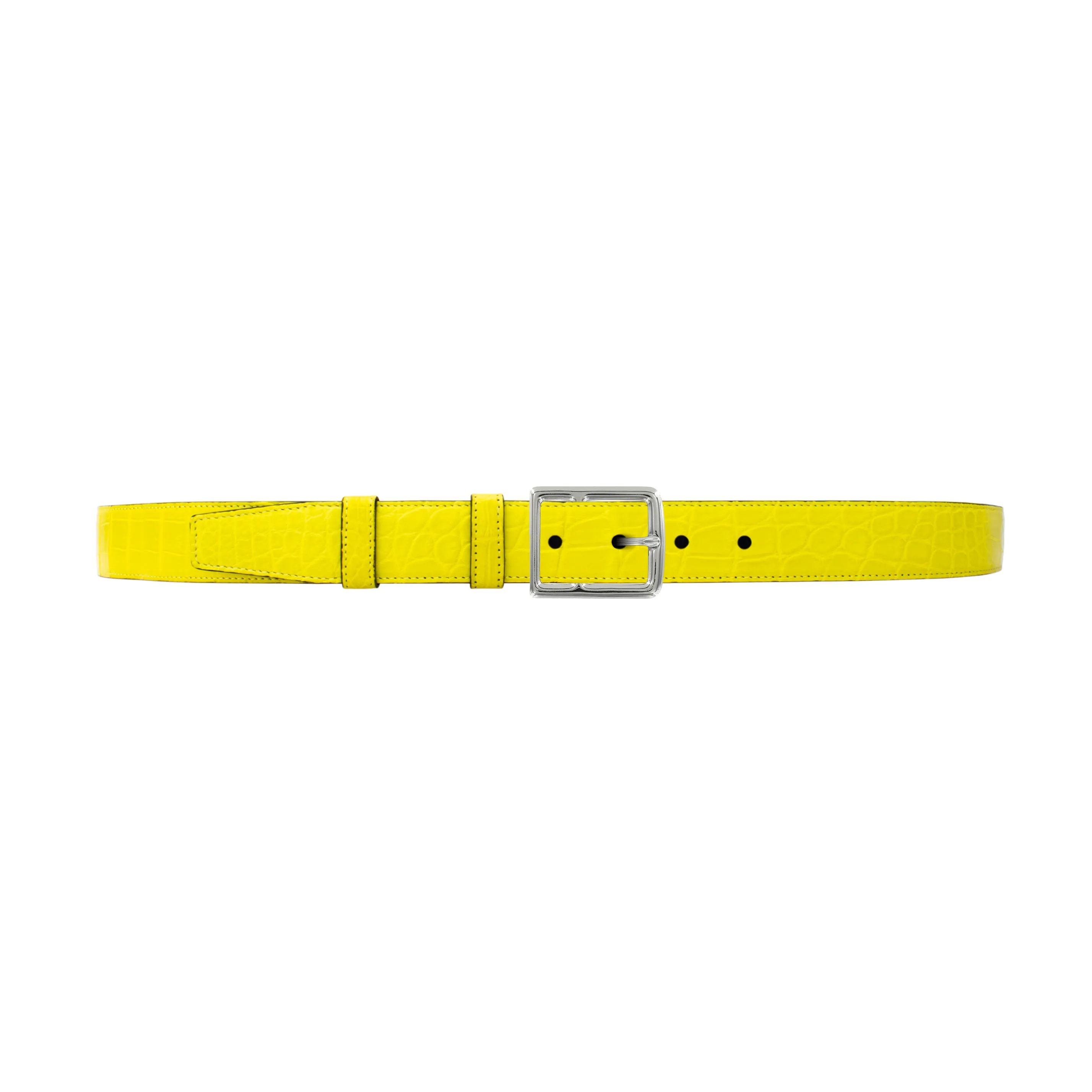 1" Canary Seasonal Belt with Crawford Casual Buckle in Polished Nickel