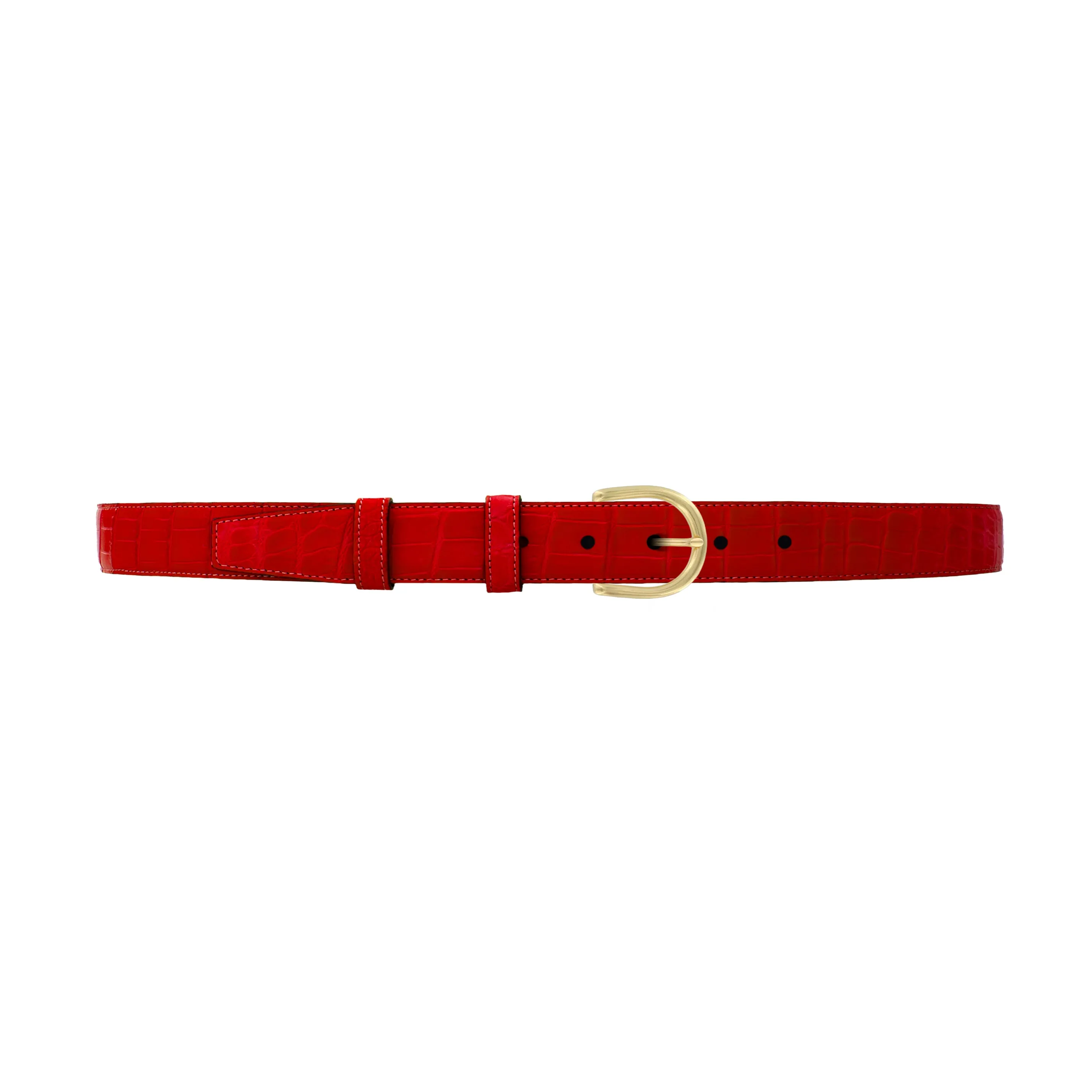 1" Candy Seasonal Belt with Denver Casual Buckle in Brass