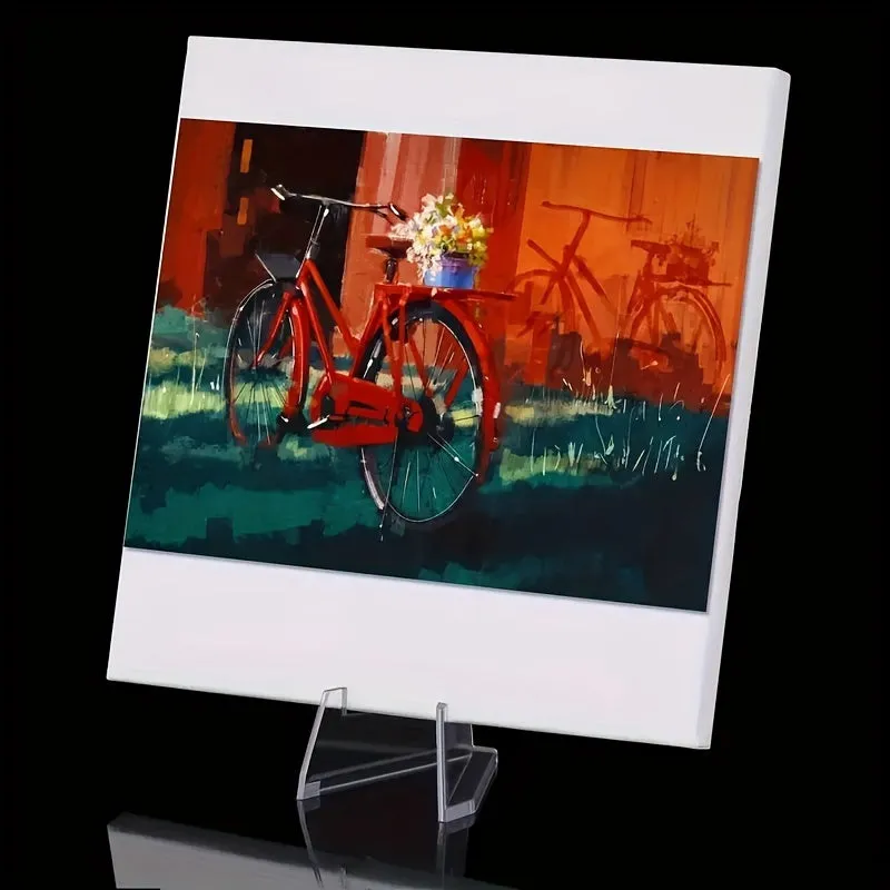 Acrylic Easel Stands: Clear Mini Display Holders (2/6/10/12 pcs) for Coins, Pocket Watches, Capsules, and Medals