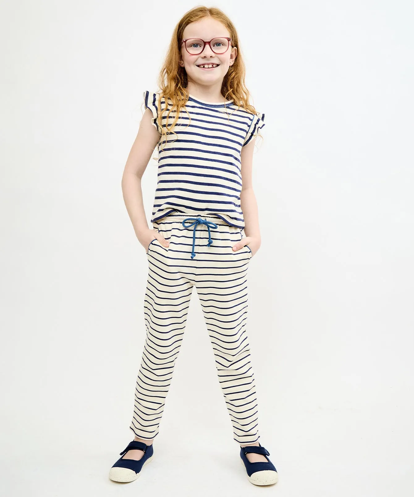 Adrian Shirt, Navy Stripe