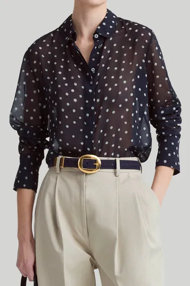 ALTUZARRA VINTAGE BRASS BUCKLE BELT