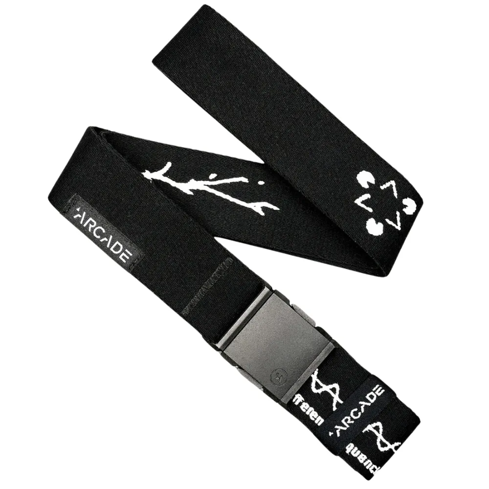 Arcade Charmer Belt - Black/White