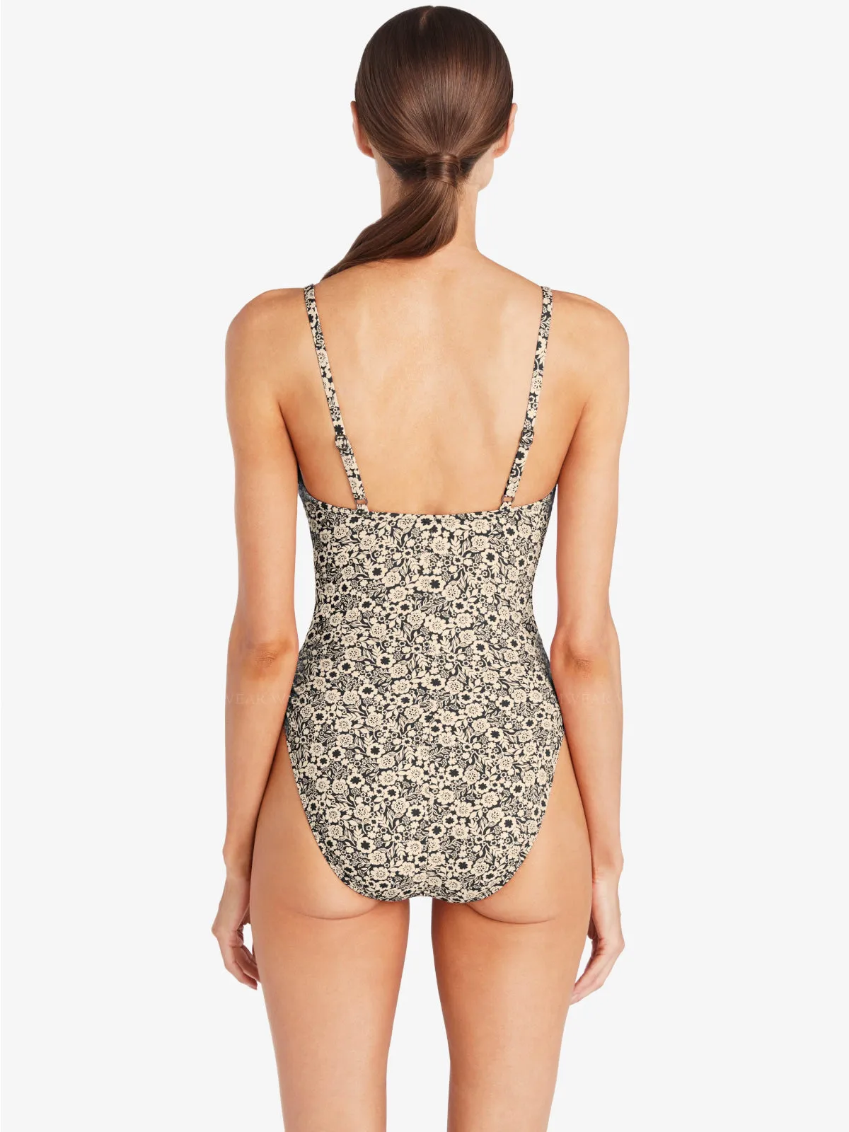 Aubrey V-neck One Piece ::RET