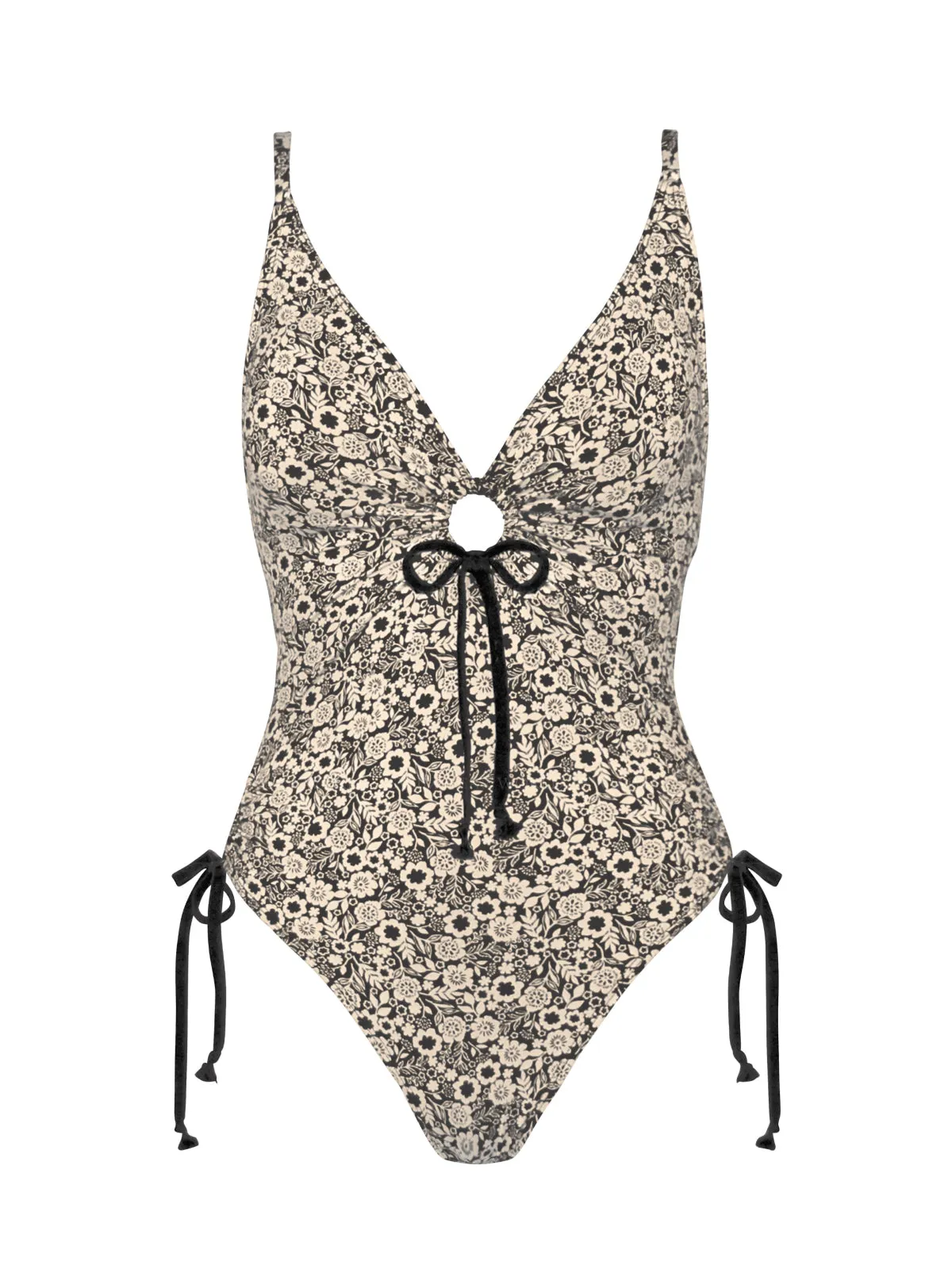 Aubrey V-neck One Piece ::RET