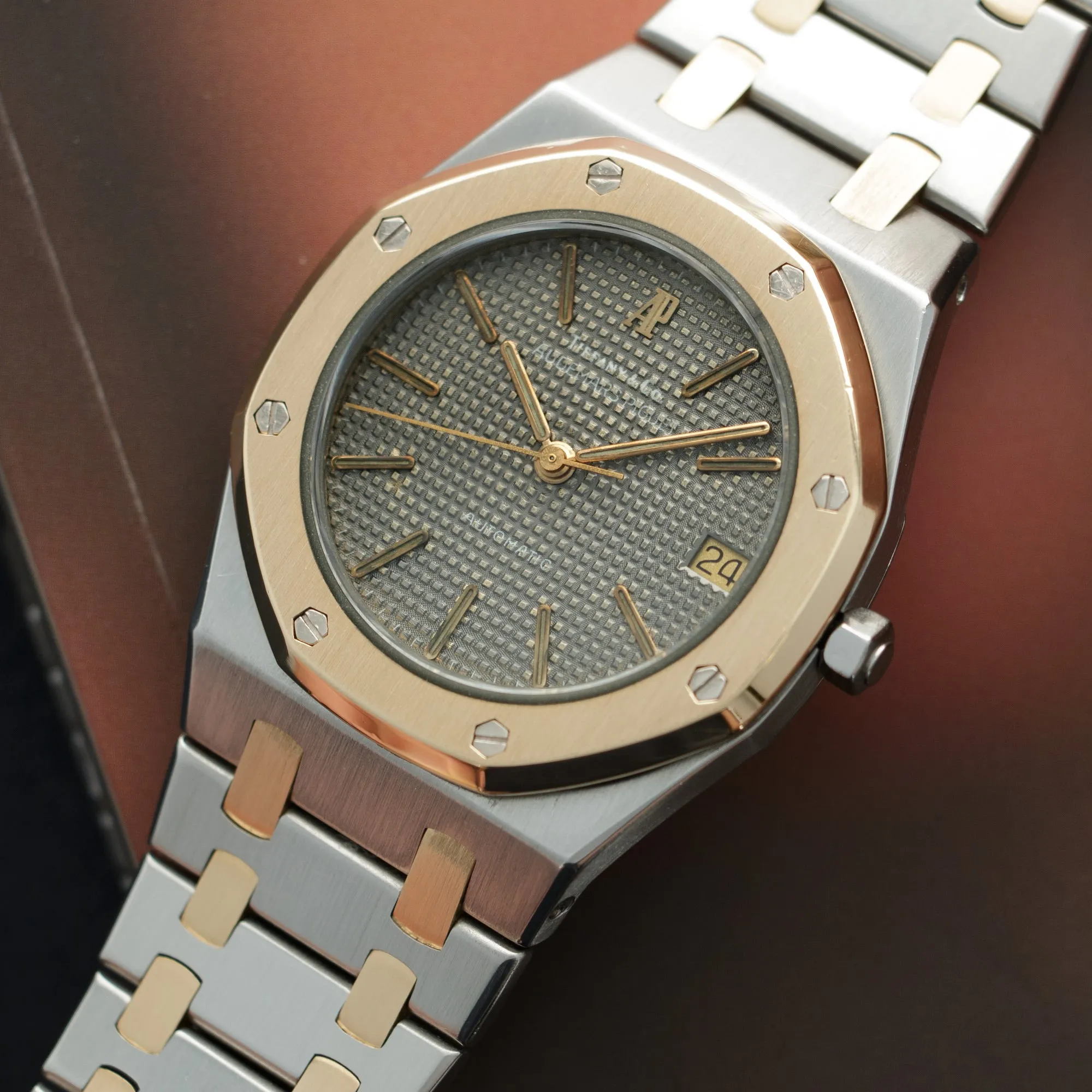 Audemars Piguet Two-Tone Royal Oak Automatic Watch Ref. 4100, Retailed by Tiffany & Co.