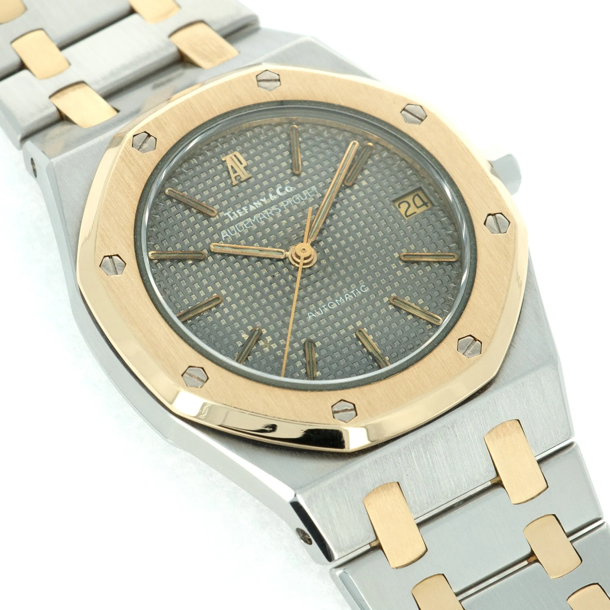 Audemars Piguet Two-Tone Royal Oak Automatic Watch Ref. 4100, Retailed by Tiffany & Co.
