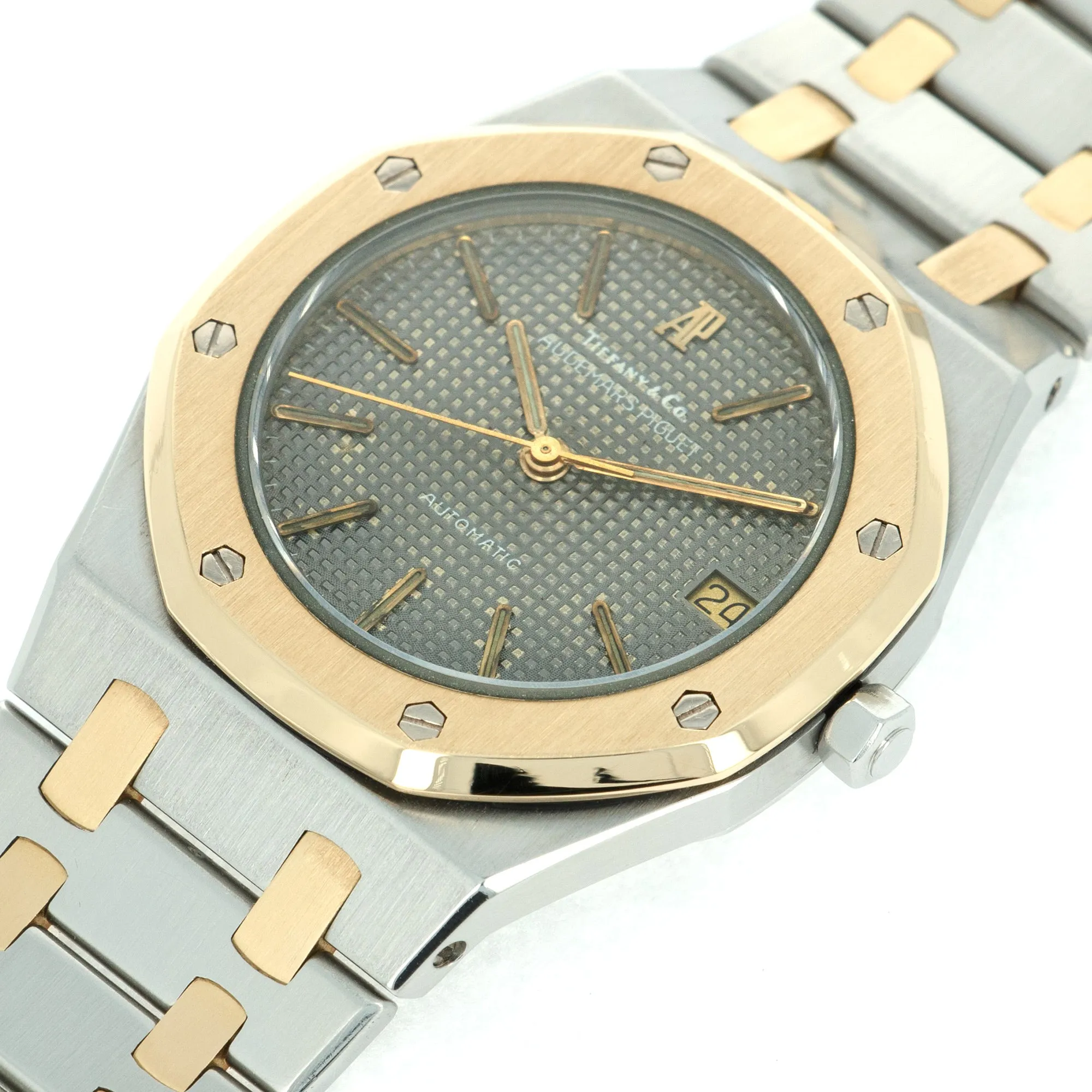 Audemars Piguet Two-Tone Royal Oak Automatic Watch Ref. 4100, Retailed by Tiffany & Co.