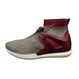 Bally Avallo Red Leather/Textile Sneakers