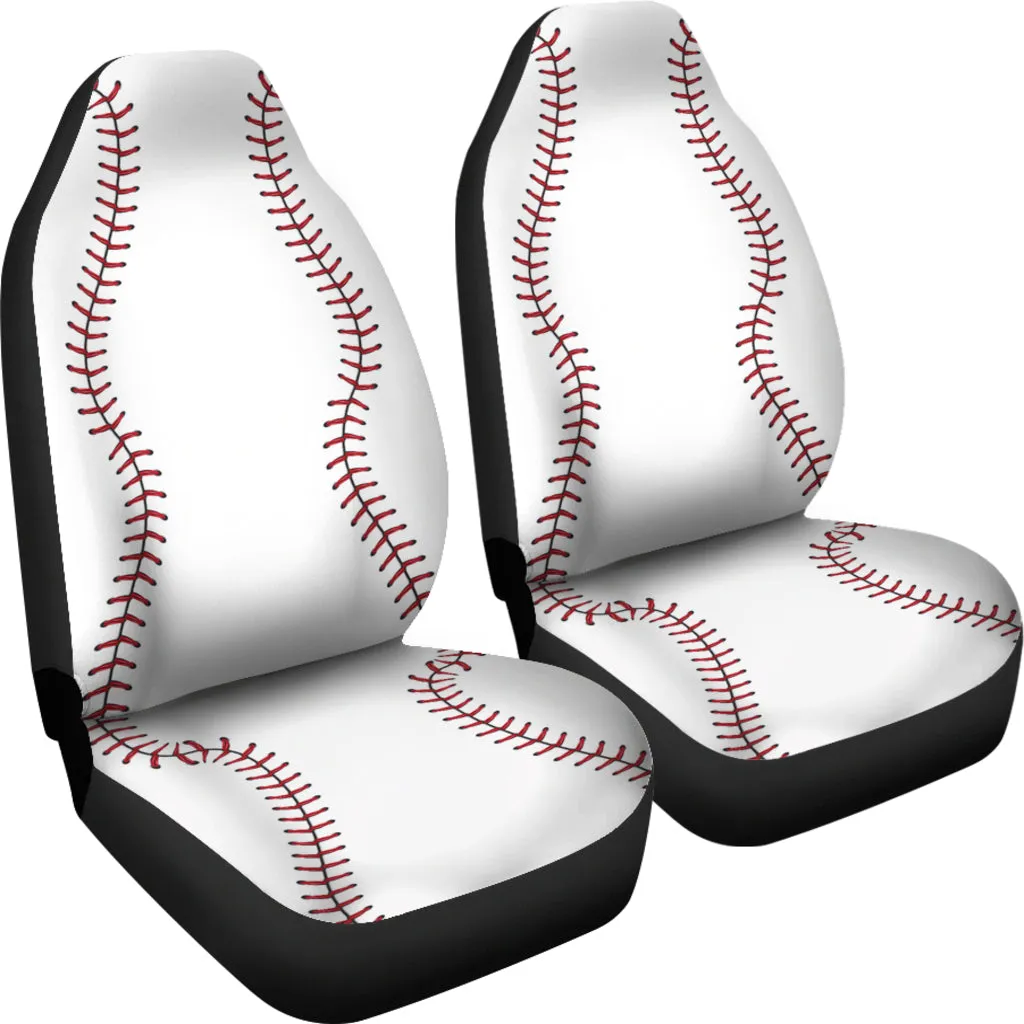Baseball - Car Seat Cover - (Set of 2)