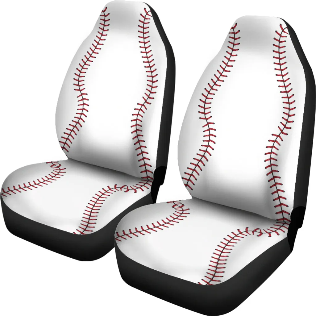 Baseball - Car Seat Cover - (Set of 2)