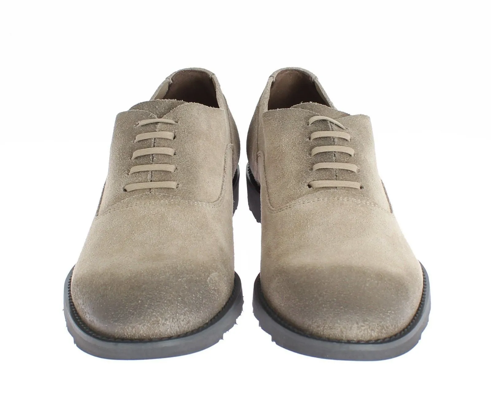 Beige Suede Leather Formal Dress Shoes