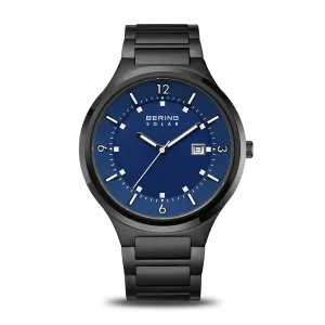 BERING Solar Polished/Brushed Black 42mm Men's Watch 14442-727