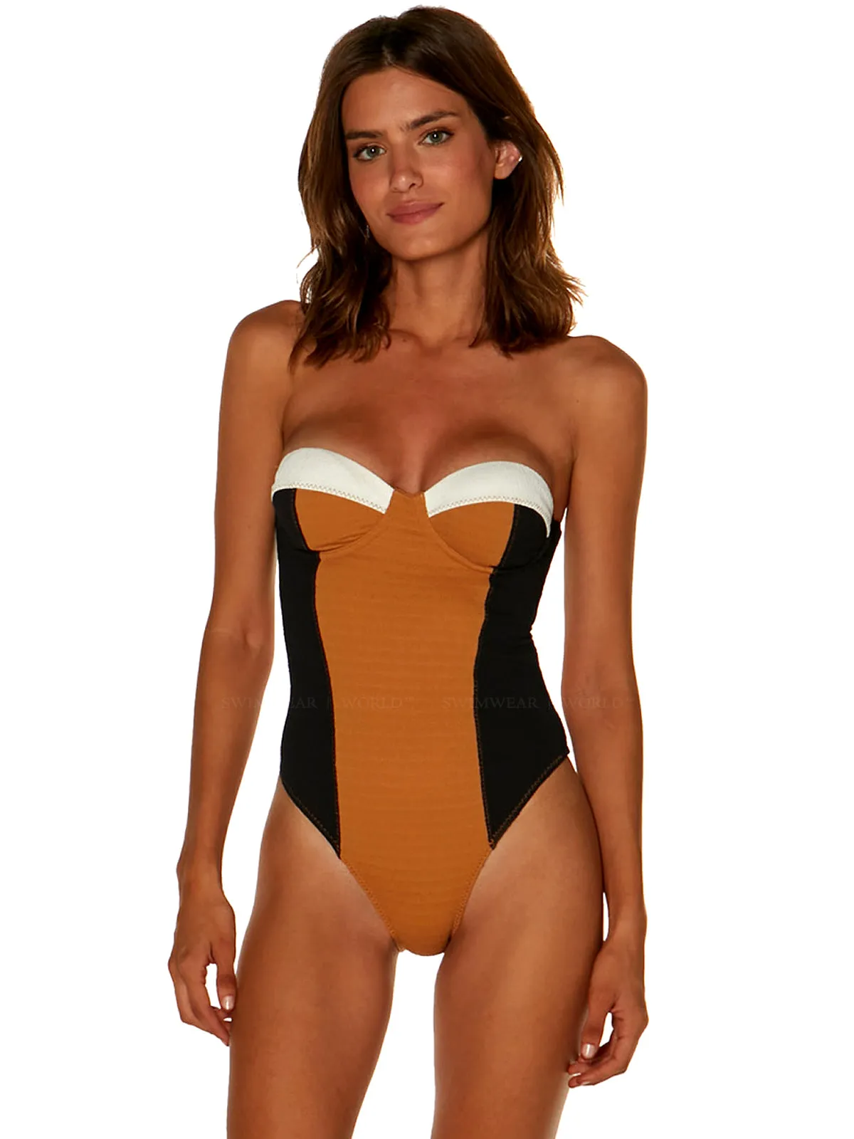 Black Firenze Corsage One Piece ::RET