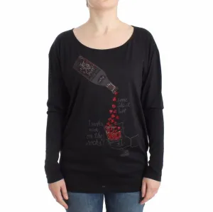 Black longsleeved cotton top