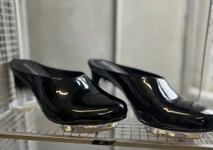 Black Robyn Clog Heel