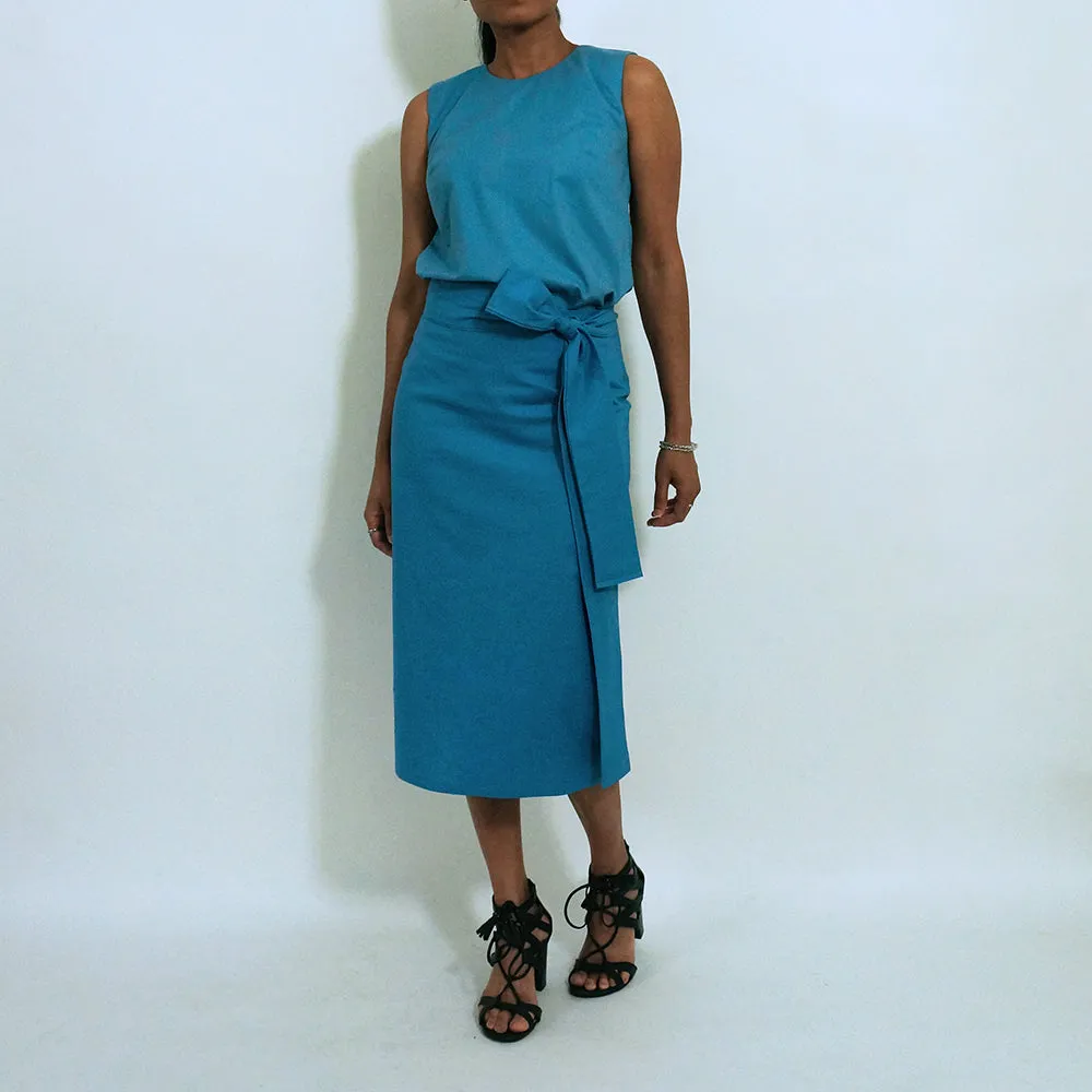 Blue Fabric Belt | ALPHONSINA
