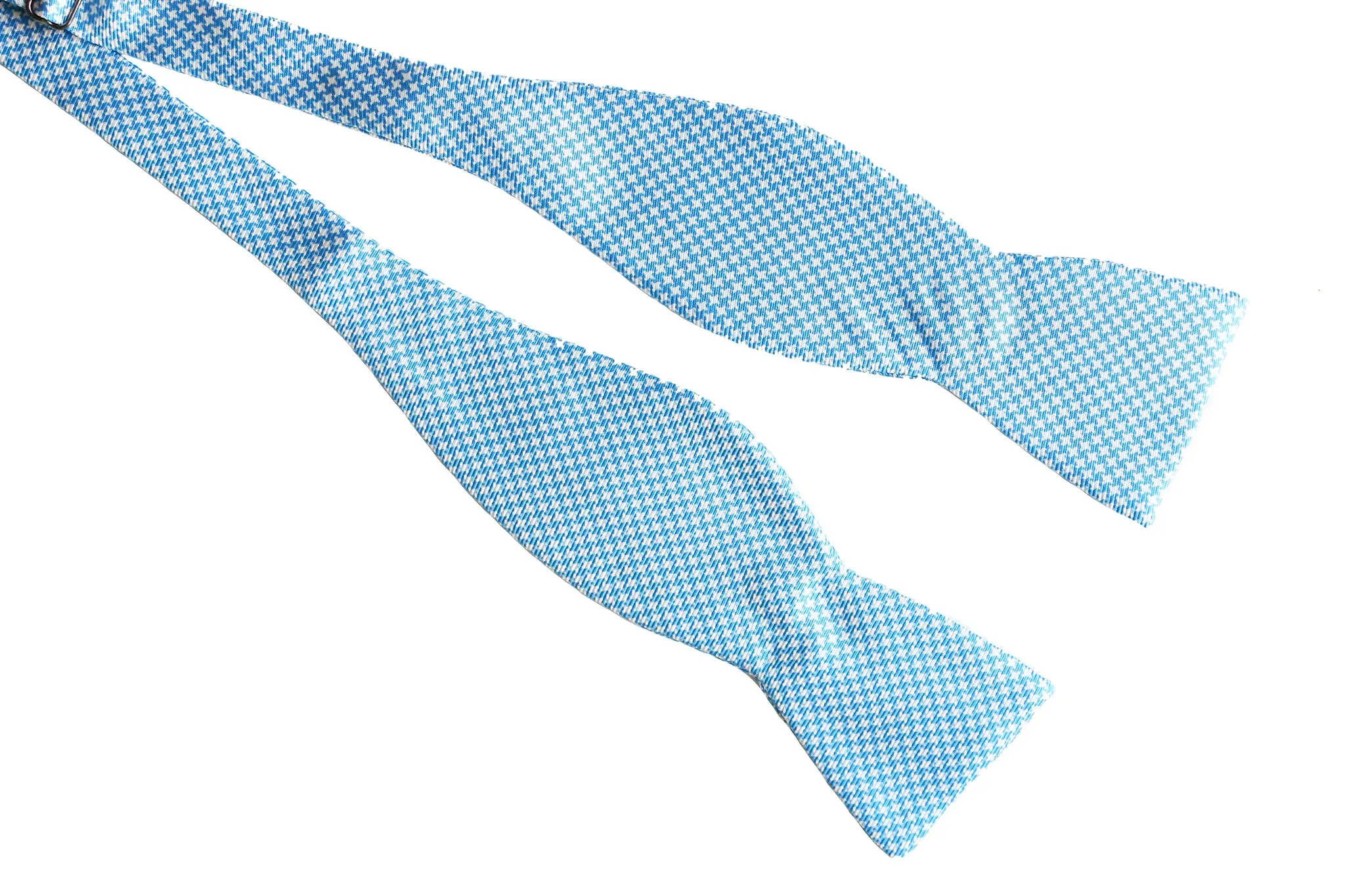 Blue Silk Bow Tie