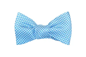 Blue Silk Bow Tie