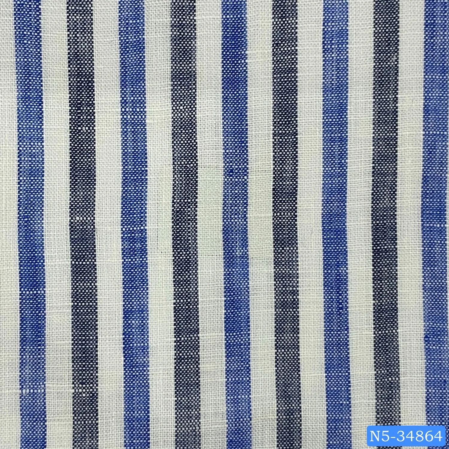 Blue Striped Linen Shirt