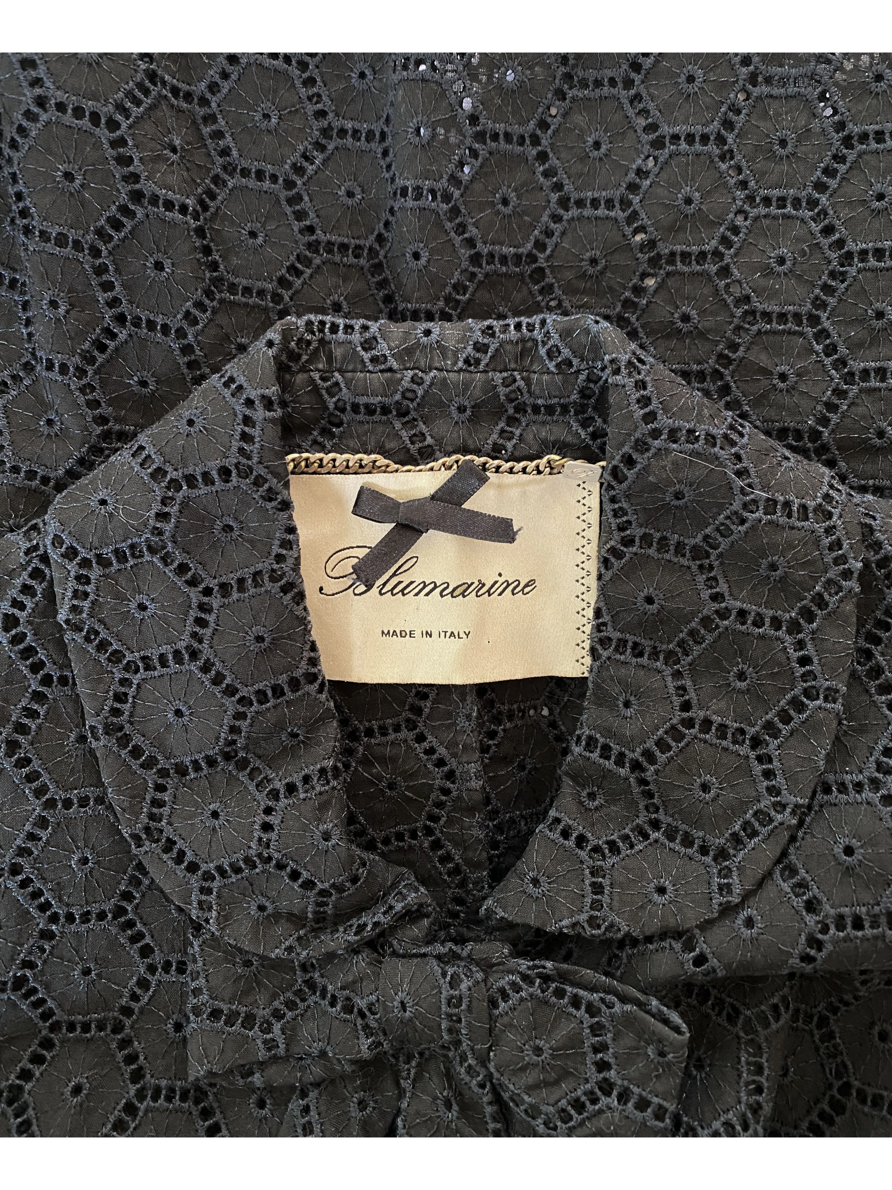 Blumarine Y2K Eyelet Skirt Suit