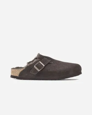 Boston Shearling Suede Leather/Fur Regular - Mocca