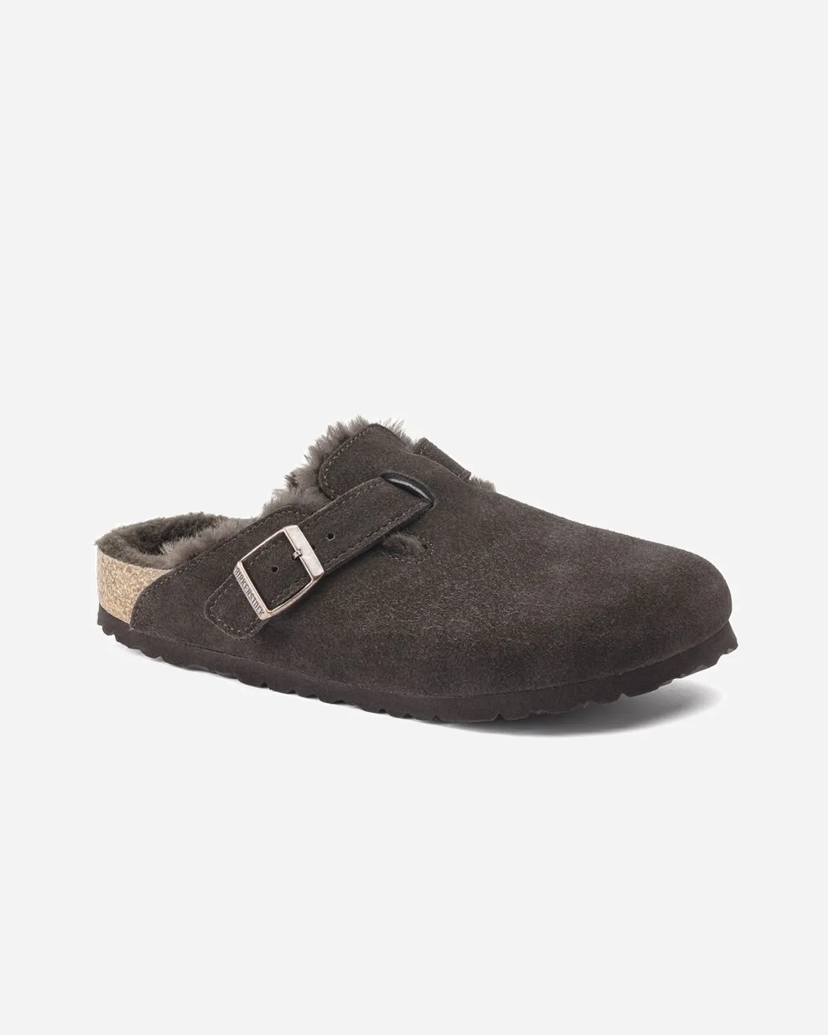 Boston Shearling Suede Leather/Fur Regular - Mocca
