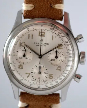 Breitling Silver Chronograph Ref. 765