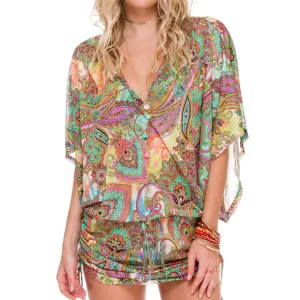 CALLEJERA - Cabana V Neck Dress