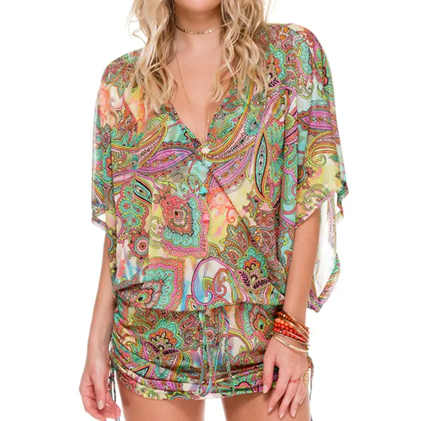 CALLEJERA - Cabana V Neck Dress