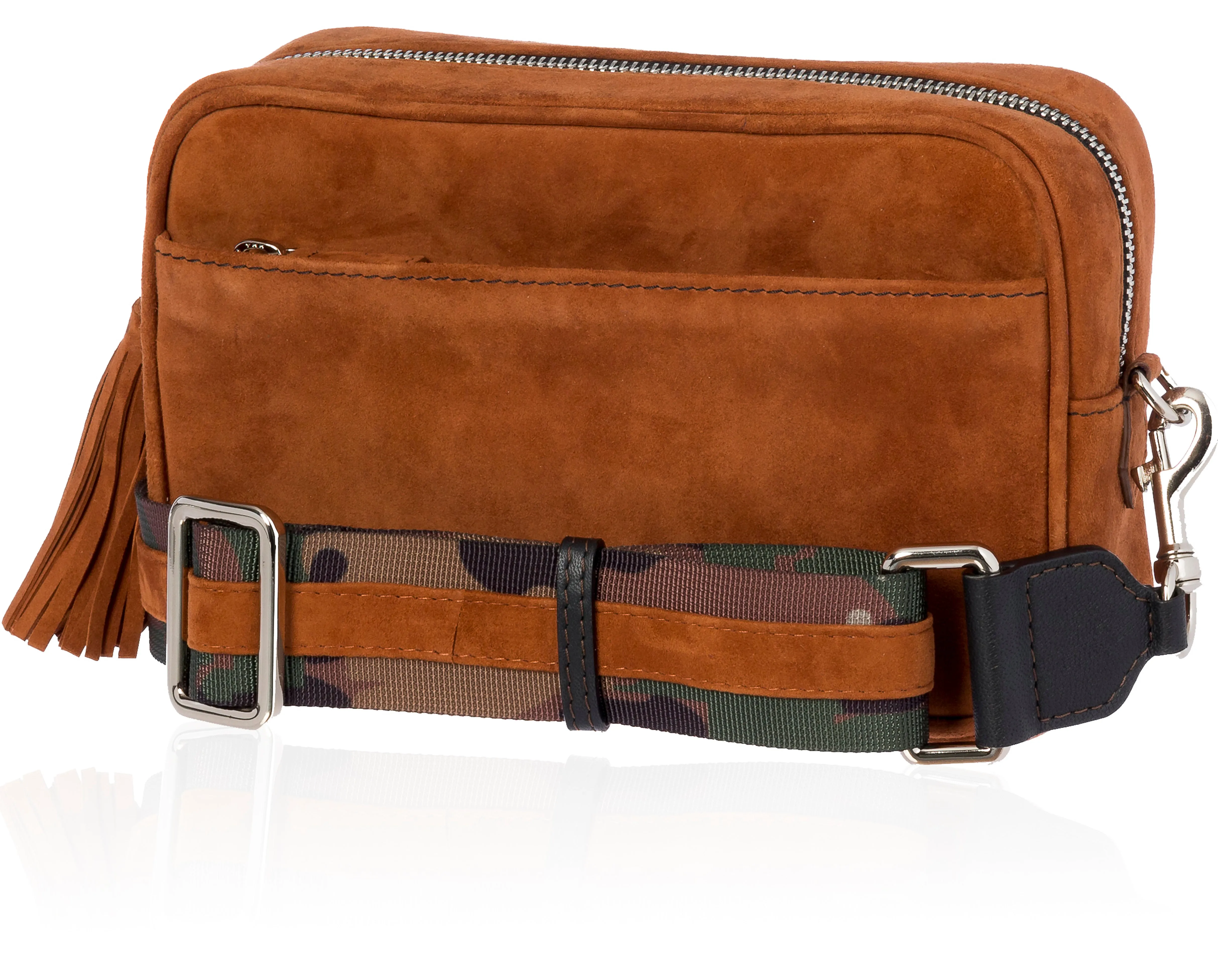 Camel Suede Bag