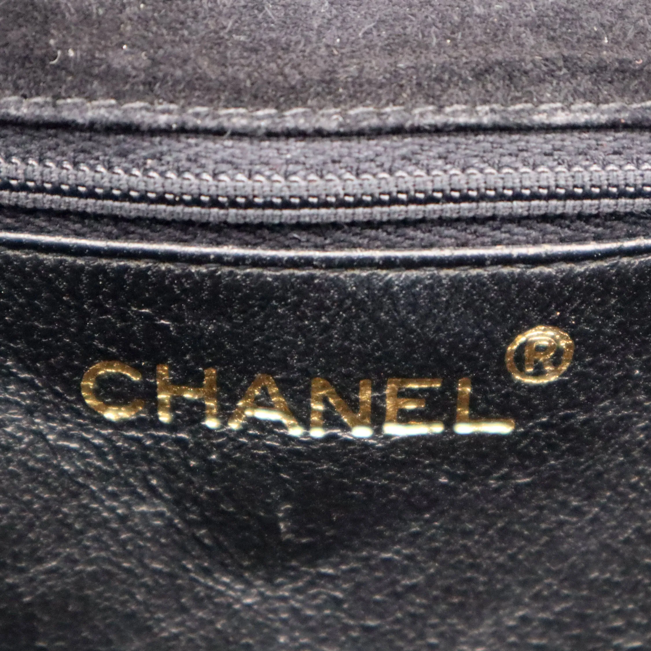 Chanel Suede Quilted Full Flap Chain Shoulder Bag 1149684