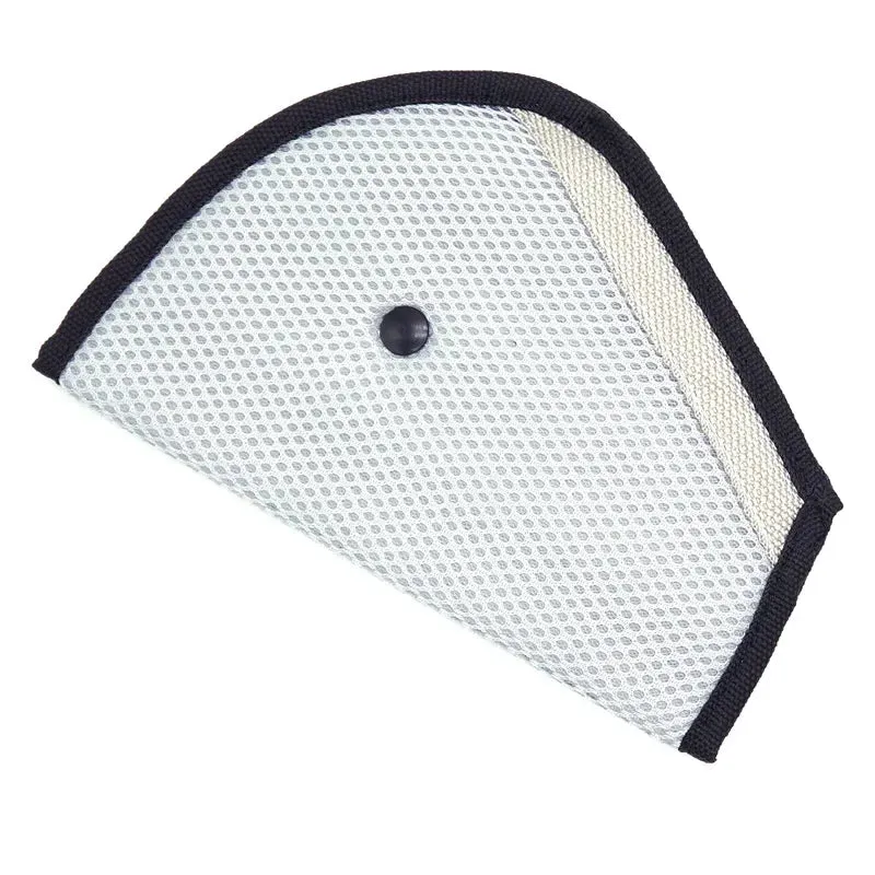 Child Car Seat Belt Cover Mesh Breathable Seatbelt Adjustable Triangle Protective Case For Baby Safety Children Belts Pad Clips