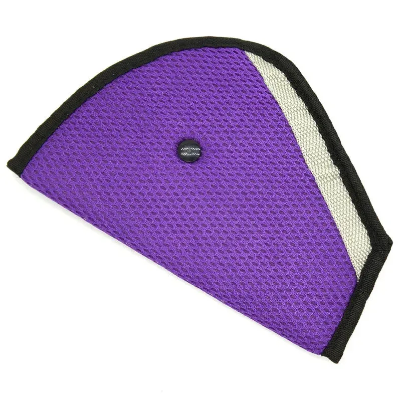 Child Car Seat Belt Cover Mesh Breathable Seatbelt Adjustable Triangle Protective Case For Baby Safety Children Belts Pad Clips