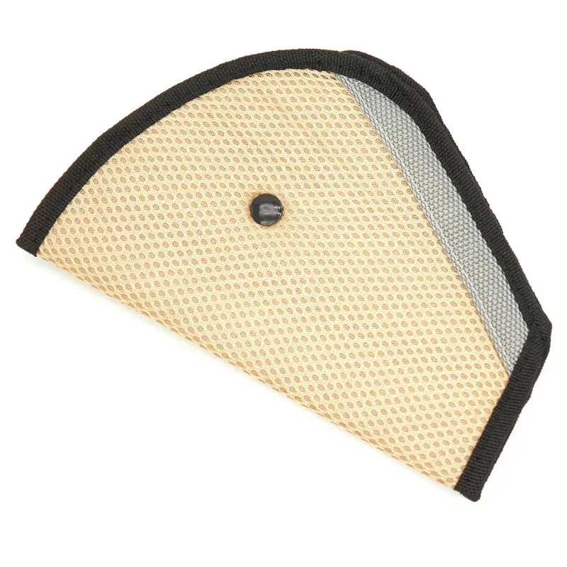 Child Car Seat Belt Cover Mesh Breathable Seatbelt Adjustable Triangle Protective Case For Baby Safety Children Belts Pad Clips