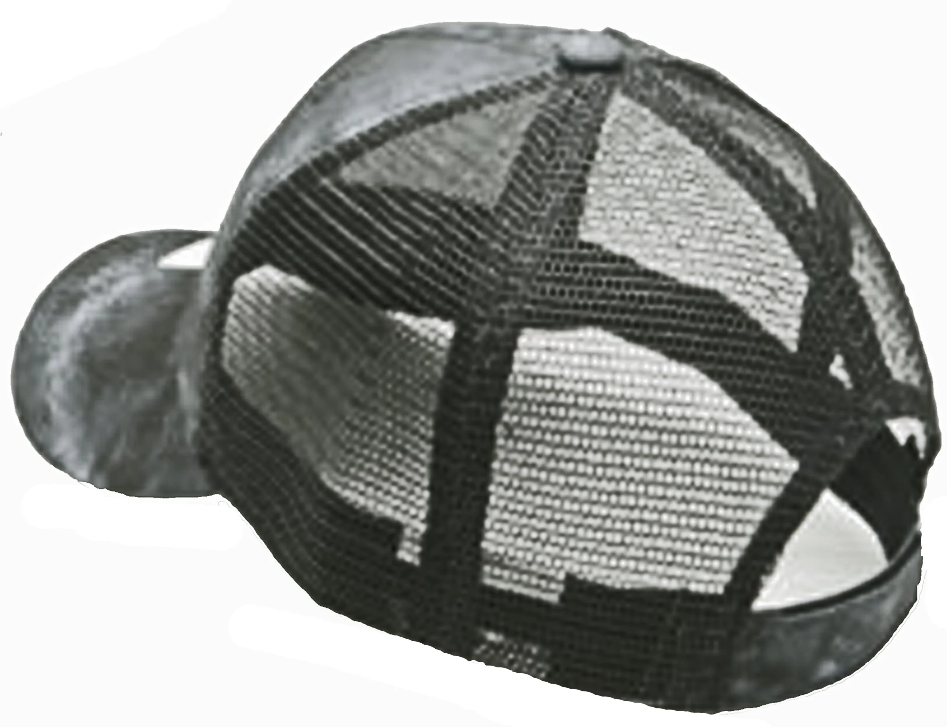 Christian Baseball Cap with Cross Hat, Black Tie Dye Religious Hat Adjustable Embroidered
